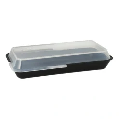 PAPSTAR "Circulware by Haval" Mehrweg-Schalen Mix & Match eckig 3 cm x 11,7 cm x 23,4 cm schwarz