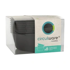 PAPSTAR "Circulware by Haval" Mehrweg-Schalen Mix & Match rund 1200 ml Ø 18,3 cm, 6,9 cm schwarz