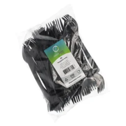 PAPSTAR "Circulware by Haval" Mehrweg-Gabeln PP-MF 18,5 cm schwarz extra stabil