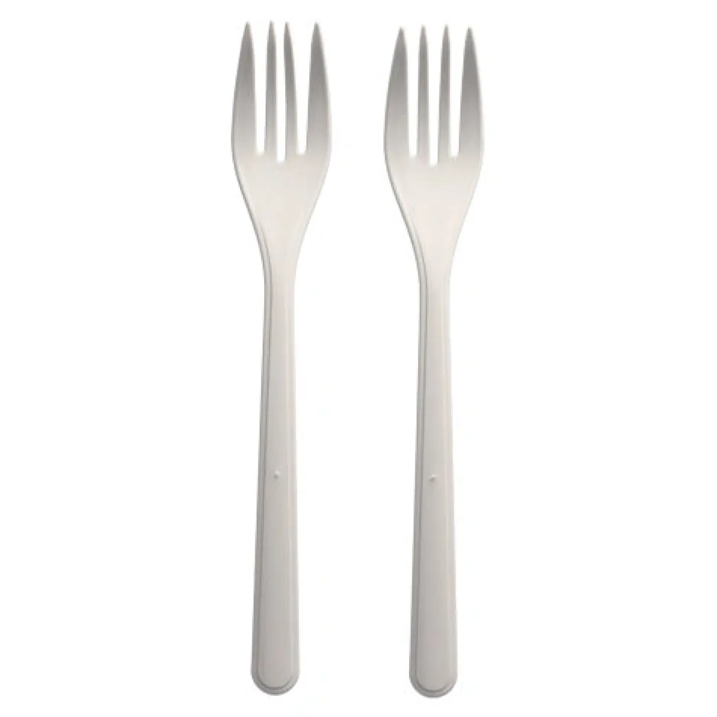 PAPSTAR "Circulware by Haval" Mehrweg-Gabeln PP-MF 18,5 cm weiß extra stabil