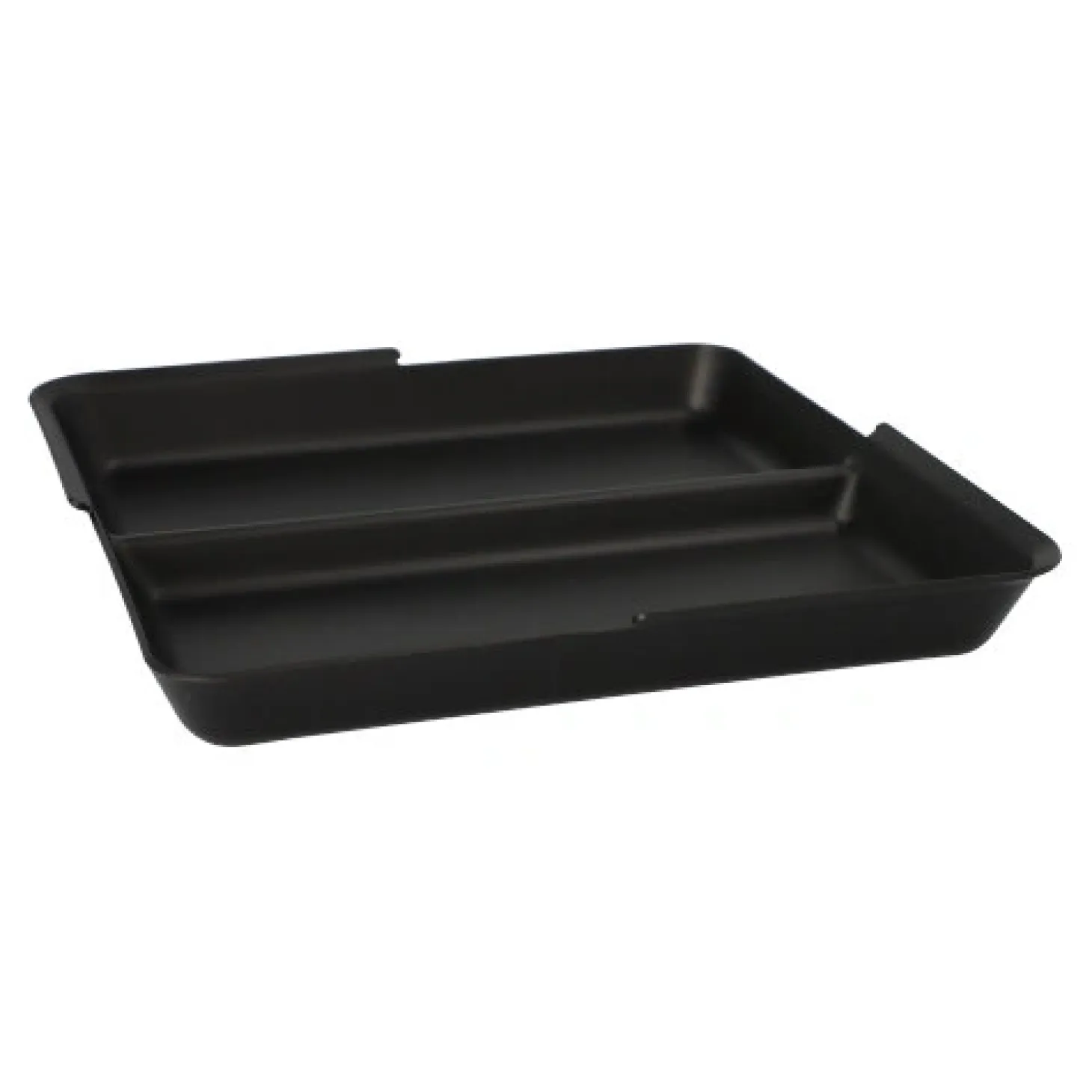 PAPSTAR "Circulware" Mehrweg-Schalen Mix & Match eckig, 2-geteilt, 23,4 x 23,4 cm schwarz, 4 x 12 Stück