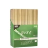 PAPSTAR Cocktail Trinkhalme, Stroh "pure" Ø 4 mm, 15 cm