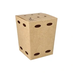 PAPSTAR Conpax (LM) Pommes-Frites-Boxen, Pappe "NOTPLA" 15 cm x 10,5 cm x 10,5 cm braun