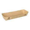 PAPSTAR Conpax (LM) Snacktrays, Pappe "NOTPLA" 3,5 cm x 5 cm x 18,5 cm braun