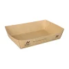 PAPSTAR Conpax (LM) Snacktrays, Pappe "NOTPLA" 4 cm x 11 cm x 16 cm braun
