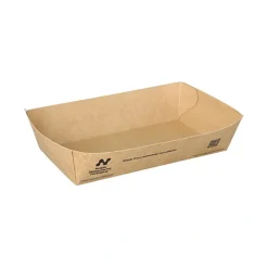 PAPSTAR Conpax (LM) Snacktrays, Pappe "NOTPLA" 3,8 cm x 8,5 cm x 15,5 cm braun