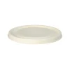 PAPSTAR Deckel für Schalen Zuckerrohr "pure" Ø 17 cm, 1,2 cm weiß
