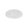 PAPSTAR Deckel, PLA "pure" rund Ø 9,5 cm glasklar mit Kreuzschlitz