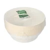 PAPSTAR Deckel Zuckerrohr "TomTab" rund Ø 24,5 cm, 8 cm weiß "Cloche", 4 x 25 Stück