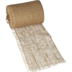 PAPSTAR Dekoband Jute 10 m x 15 cm natur auf Rolle