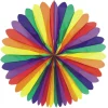 PAPSTAR Dekofächer Ø 120 cm "Rainbow" schwer entflammbar
