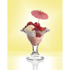 PAPSTAR Deko-Picker 10 cm farbig sortiert "Eisschirmchen uni"