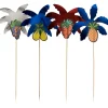 PAPSTAR Deko-Picker 19,5 cm farbig sortiert "Palmblätter"