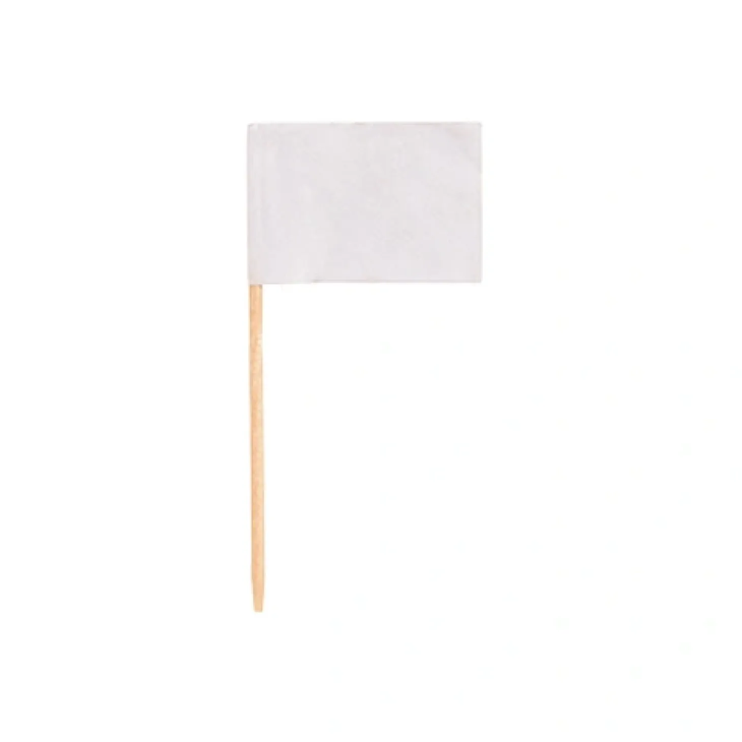 PAPSTAR Deko-Picker 8 cm weiß