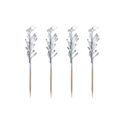 PAPSTAR Deko-Picker 6,8 cm weiß "Frills"