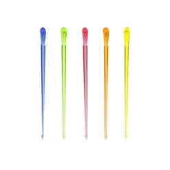 PAPSTAR Deko-Picker, PS 8 cm farbig sortiert "Drop"