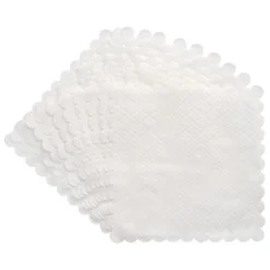 PAPSTAR Dessertdeckchen 17 cm x 17 cm weiß