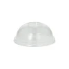 PAPSTAR Dom-Deckel, PLA "pure" rund Ø 9,5 cm, 4,5 cm glasklar ohne Lochung
