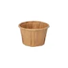 PAPSTAR Dressingbecher, Papier "pure" 25 ml Ø 4,4 cm, 2,8 cm braun