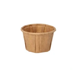 PAPSTAR Dressingbecher, Papier "pure" 25 ml Ø 4,4 cm, 2,8 cm braun