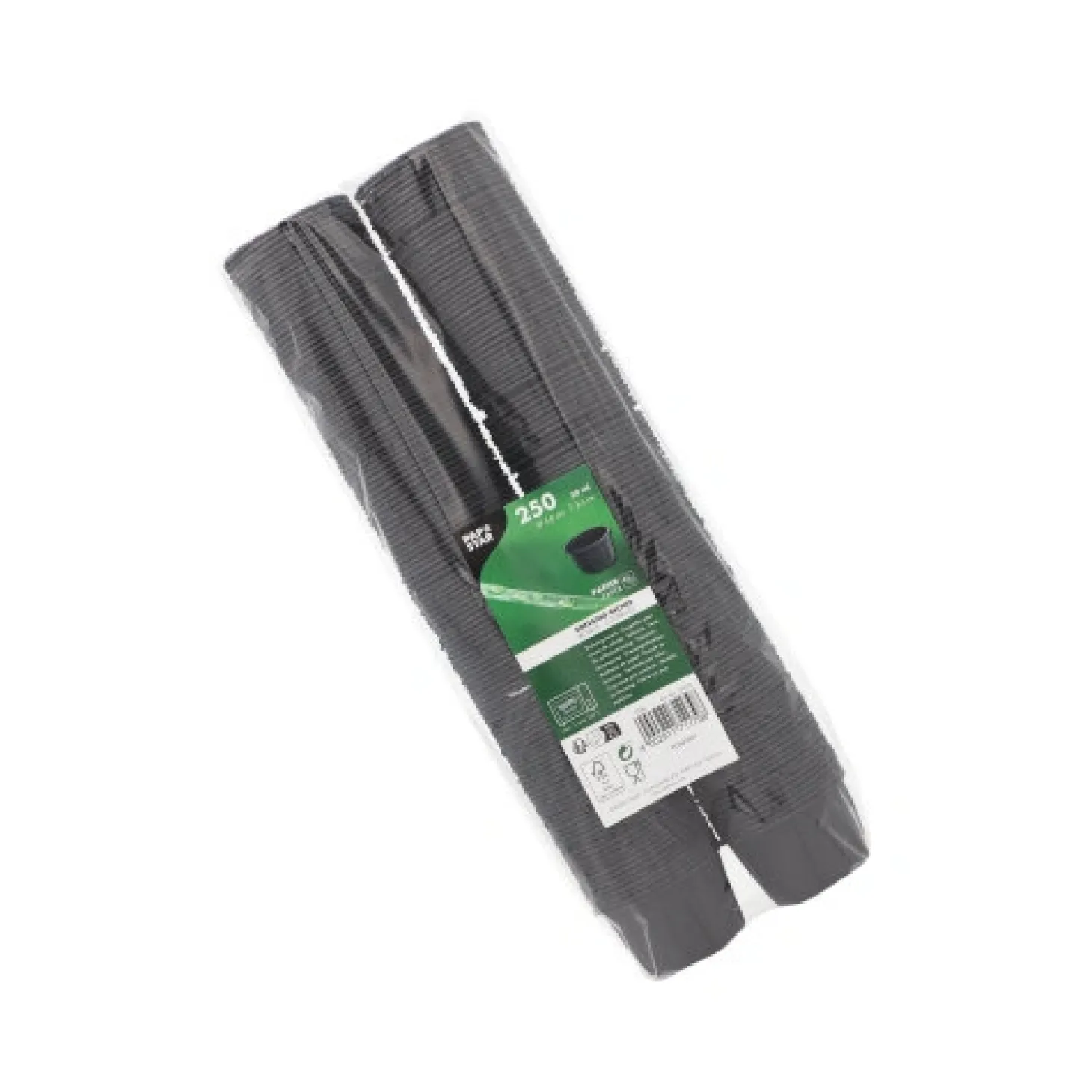 PAPSTAR Dressingbecher, Papier 50 ml Ø 5,8 cm, 3,5 cm schwarz