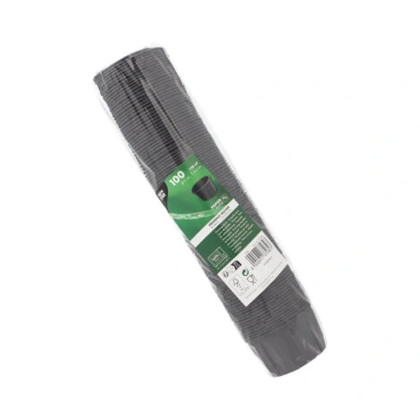 PAPSTAR Dressingbecher, Papier 110 ml Ø 7 cm, 4,2 cm schwarz