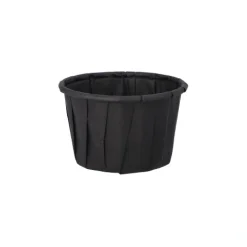 PAPSTAR Dressingbecher, Papier 35 ml Ø 5 cm, 3,1 cm schwarz