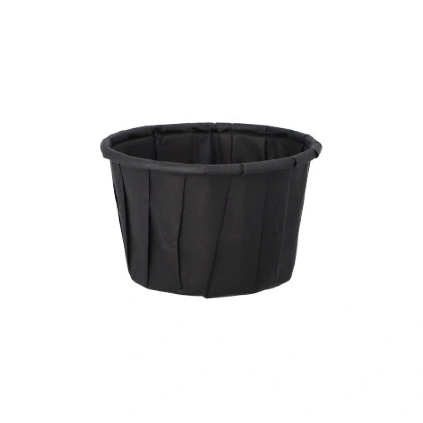 PAPSTAR Dressingbecher, Papier 35 ml Ø 5 cm, 3,1 cm schwarz