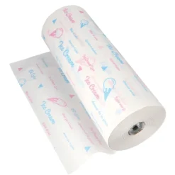 PAPSTAR Einschlagpapiere Kraftpapier 570 m x 50 cm weiß "Icelove" Secare-Rolle, 10 kg