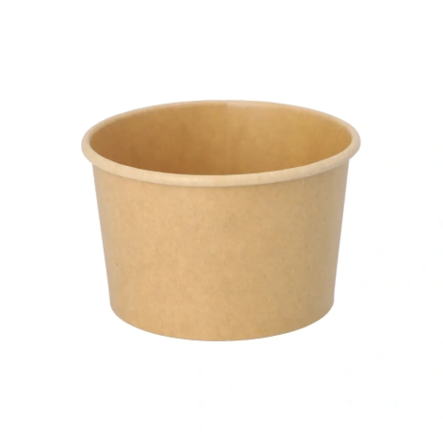 PAPSTAR Eisbecher, Pappe rund 275 ml Ø 9,6 cm, 6 cm braun, 10 x 50 Stück