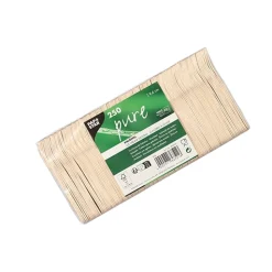 PAPSTAR Eislöffel Holz "pure" 9,4 cm
