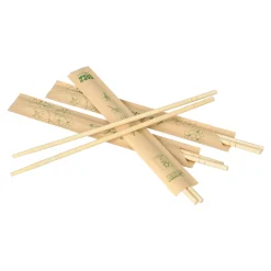 PAPSTAR Essstäbchen Bambus "ASIA" rund 22,5 cm einzeln gehüllt, 10 x 100 Paar