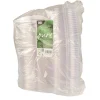 PAPSTAR Feinkost- und Salatschalen mit Klappdeckeln, PLA "pure" 250 ml 3,1 cm x 16,1 cm x 13,2 cm glasklar