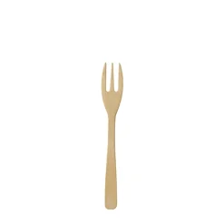 PAPSTAR Fingerfood - Gabeln, Bambus "pure" 9,5 cm