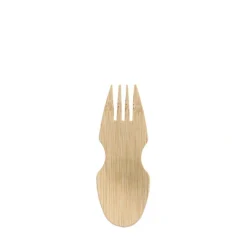 PAPSTAR Fingerfood - Göffel, Bambus "pure" 8,5 cm