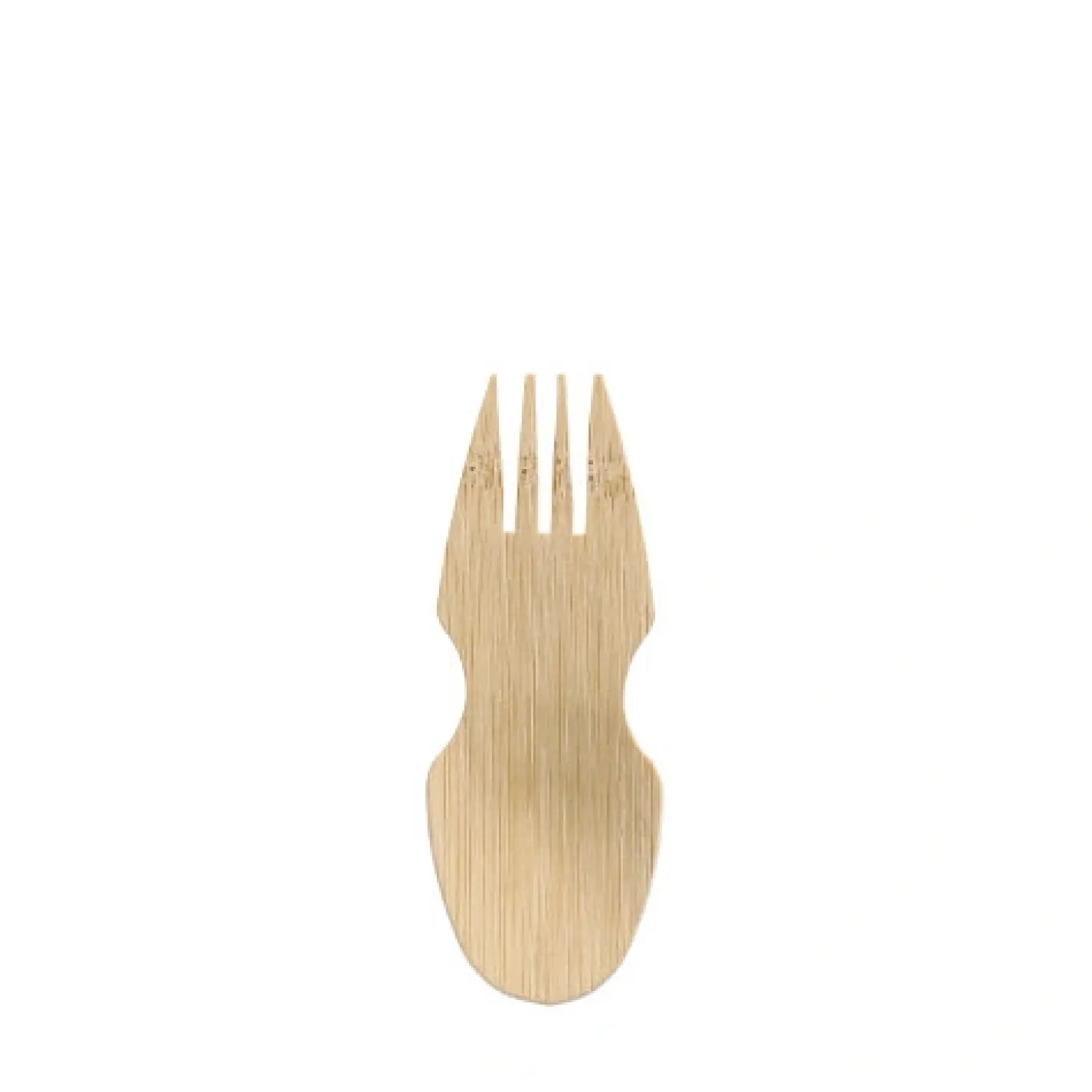 PAPSTAR Fingerfood - Göffel, Bambus "pure" 8,5 cm