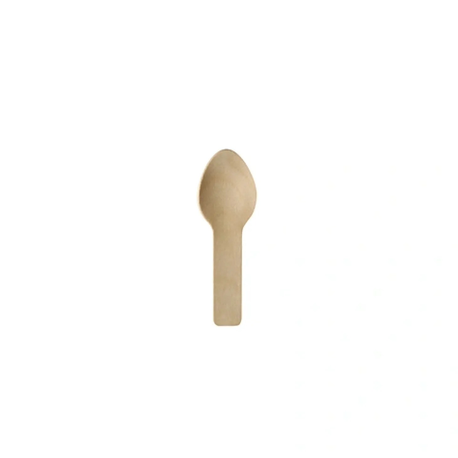 PAPSTAR Fingerfood - Löffel, Holz "pure" 7,6 cm, 10 x 100 Stück