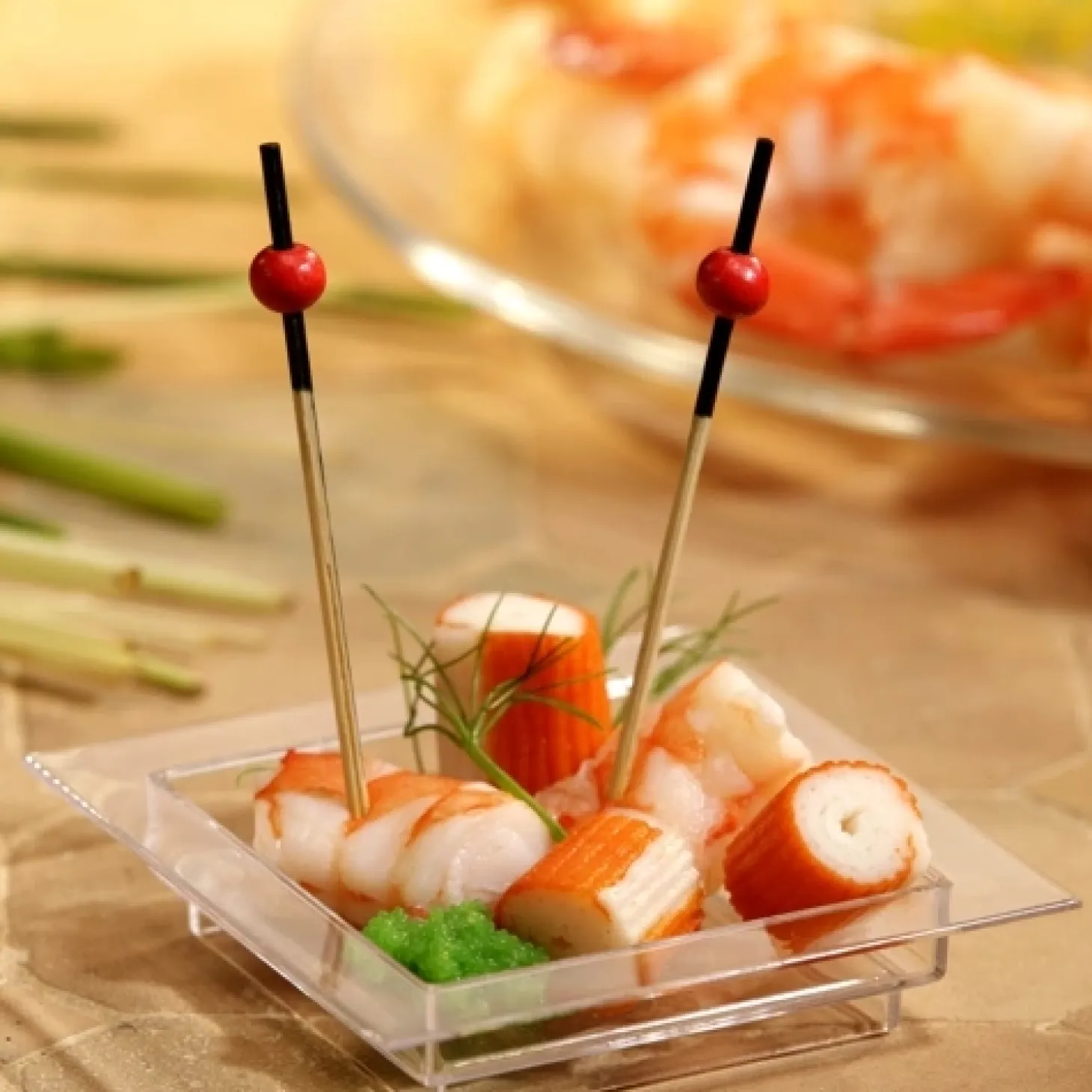 PAPSTAR Fingerfood - Picker 7 cm "Red Pearl", 15 x 40 Stück