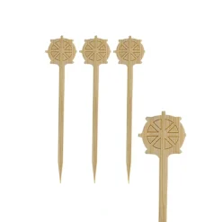 PAPSTAR Fingerfood - Picker 9 cm "Steuerrad"