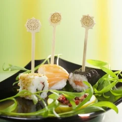PAPSTAR Fingerfood - Picker 9 cm "Steuerrad"