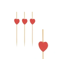 PAPSTAR Fingerfood - Picker 7 cm "Heart", 15 x 40 Stück