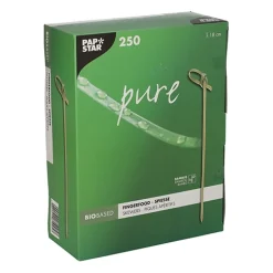 PAPSTAR Fingerfood - Picker "pure" 18 cm "Knoten", 6 x 250 Stück