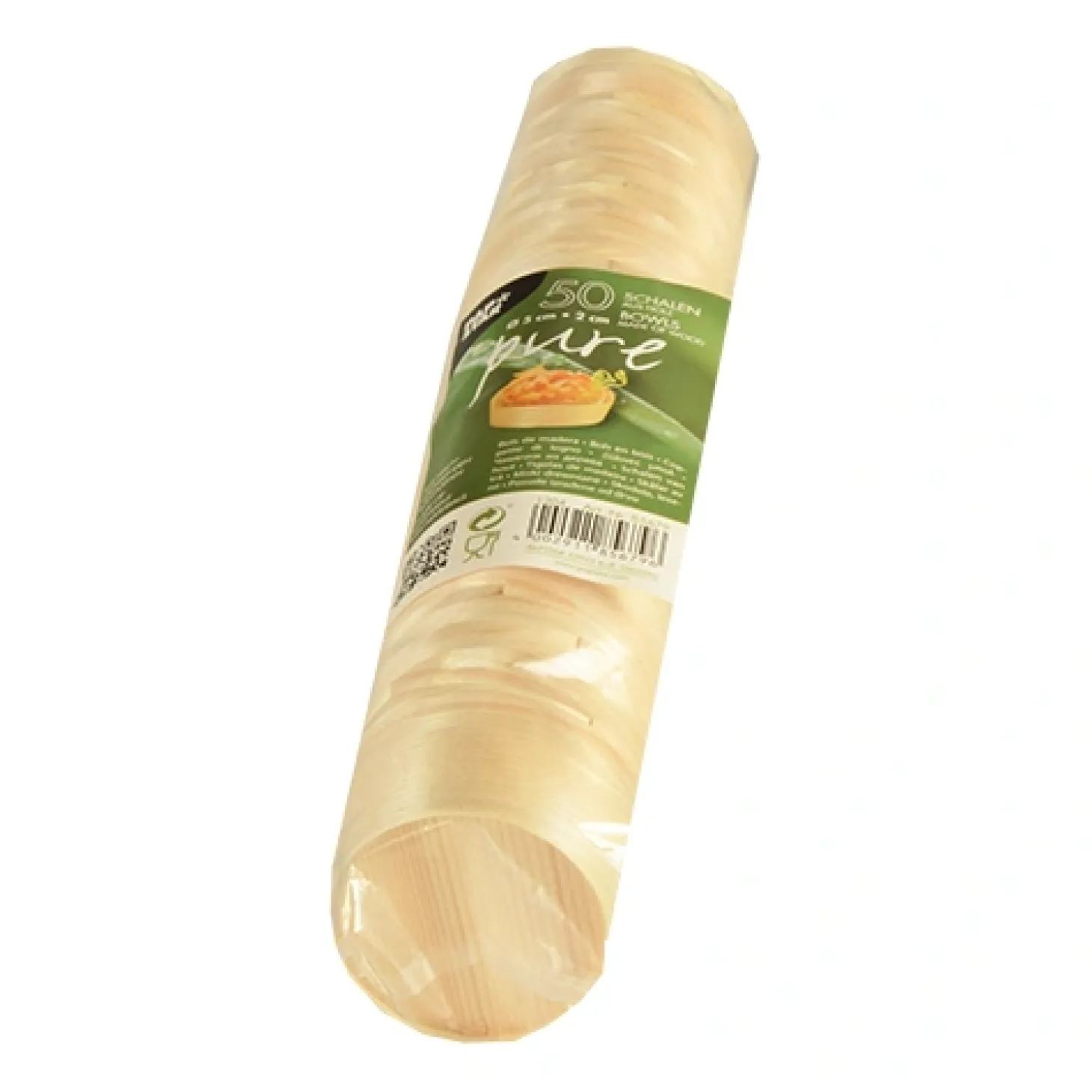 PAPSTAR Fingerfood - Schalen, Holz "pure" rund Ø 5 cm, 2 cm