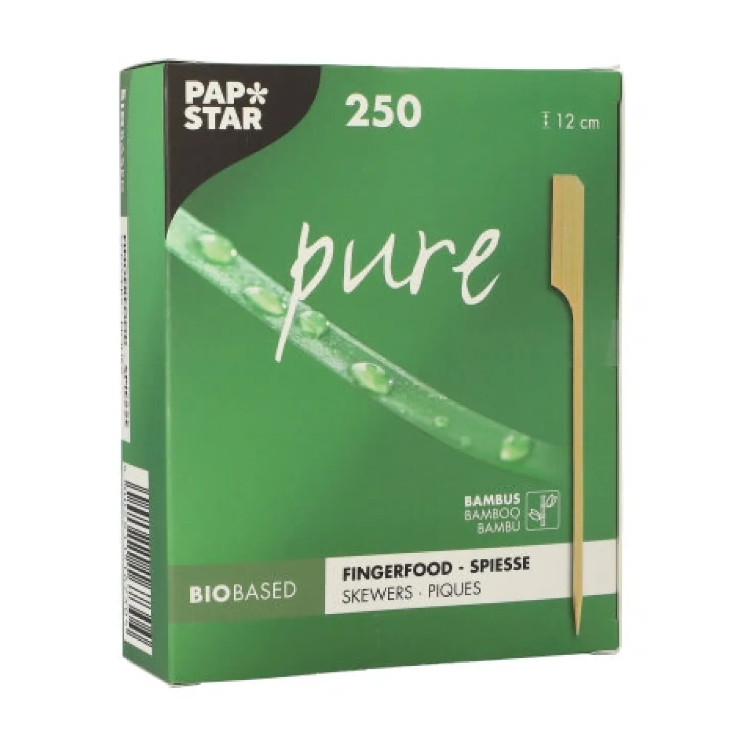 PAPSTAR Fingerfood - Spieße "pure" 12 cm "Golf", 6 x 250 Stück