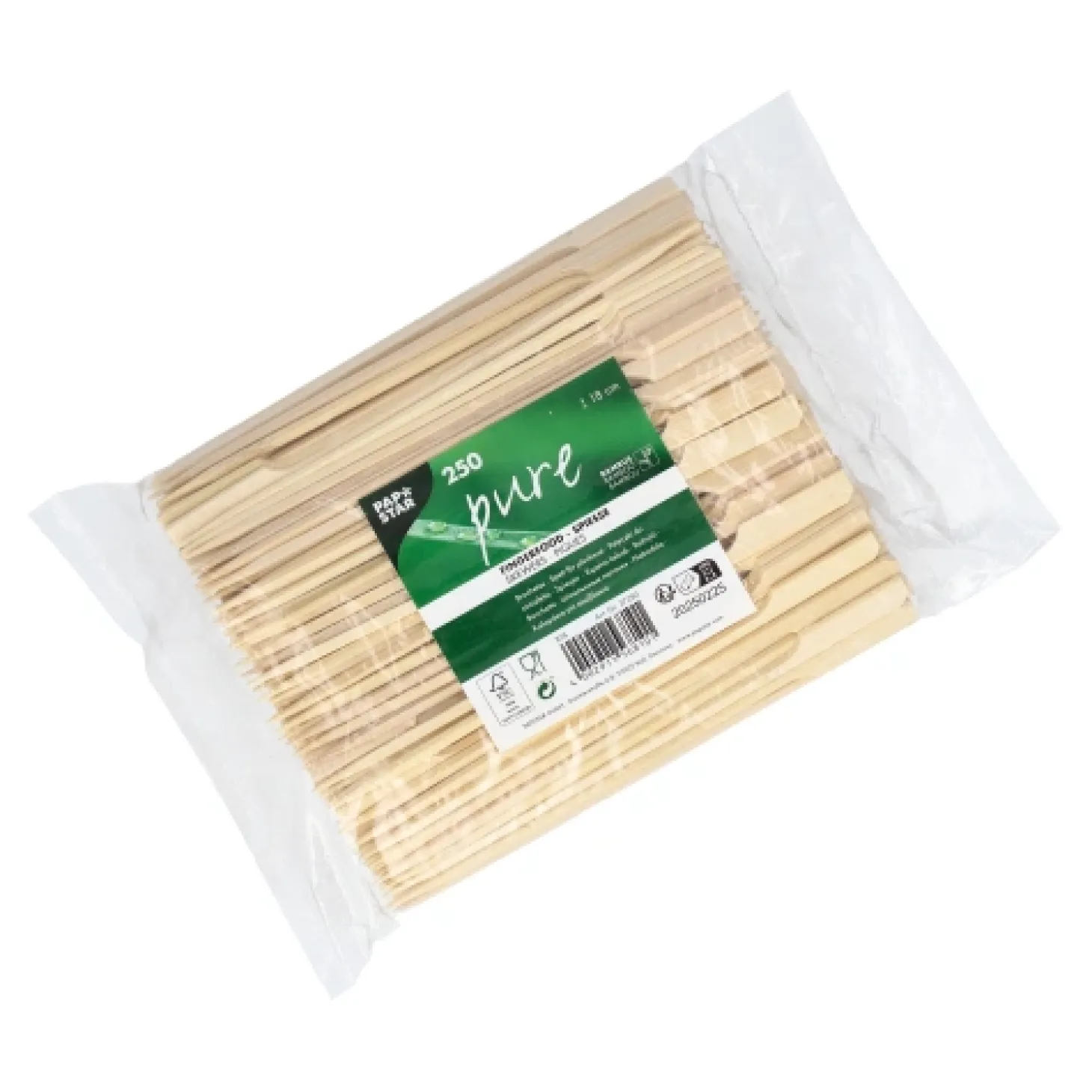 PAPSTAR Fingerfood - Spieße "pure" 18 cm "Golf", 10 x 250 Stück