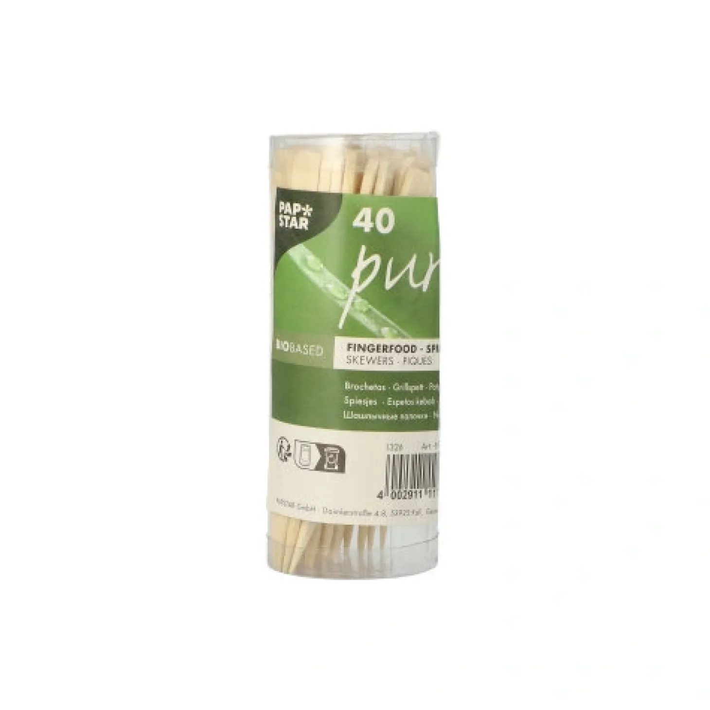 PAPSTAR Fingerfood - Spieße "pure" 10 cm "Golf"