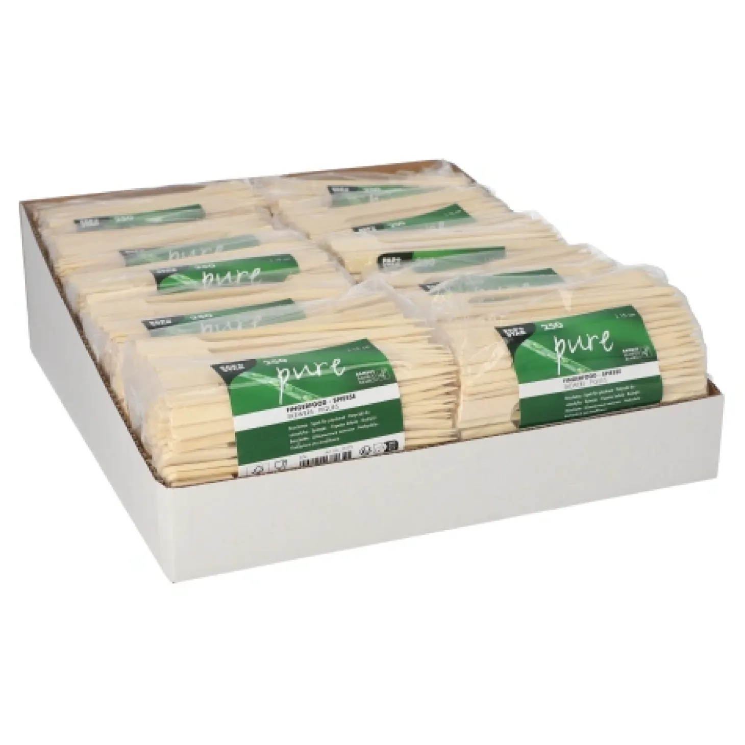 PAPSTAR Fingerfood - Spieße "pure" 15 cm "Golf", 10 x 250 Stück