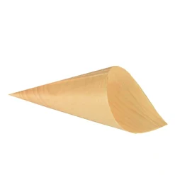PAPSTAR Fingerfood - Spitztüten, Holz 