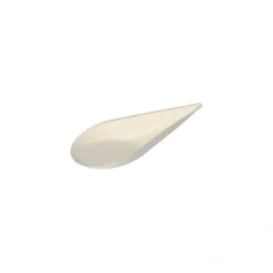 PAPSTAR Fingerfood - Teller, Zuckerrohr "pure" 10,5 cm x 5,7 cm weiß "Drop", 10 x 50 Stück