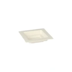 PAPSTAR Fingerfood - Teller, Zuckerrohr "pure" eckig 1,5 cm x 7 cm x 7 cm weiß